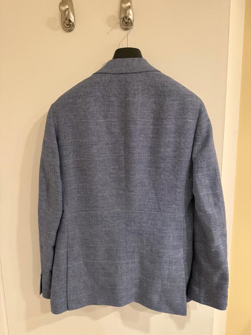 New Charles Tyrwhitt  Slim Fit Linen Jacket (Ocean Blue) - Picture 3 of 7